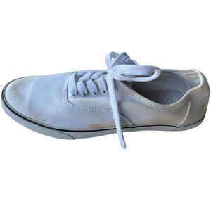 A New Day by Target White Casual Canvas Lace-up Sneakers Women's Size 9 (READ)